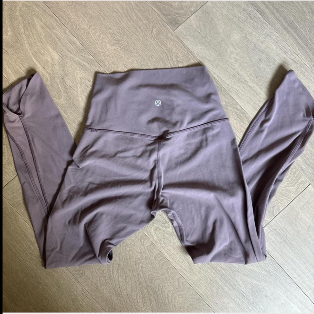 Lululemon Purple Cropped Align Leggings